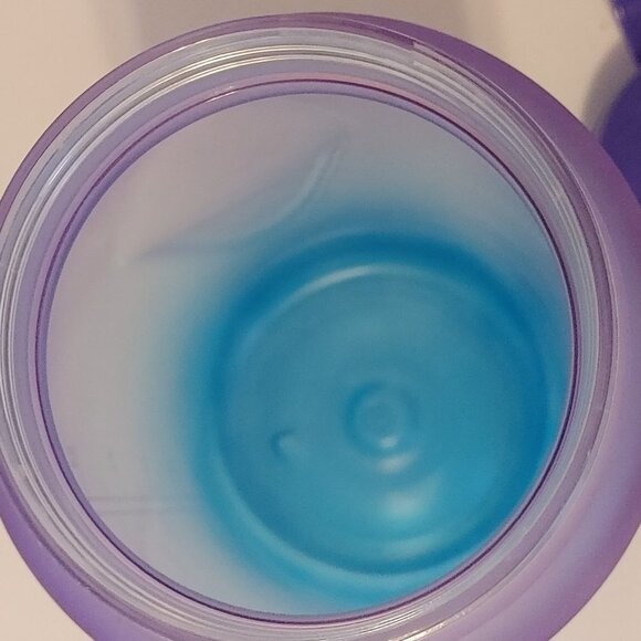 Motivational Water Bottle 64oz. Ombre Straw and Pop Top Lid 2000ml - Picture 7 of 14